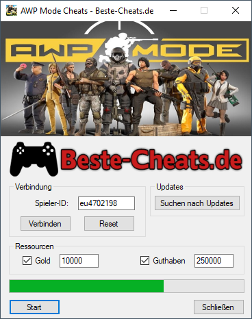 Mit AWP Mode Cheats können Sie mehr Gold und Guthaben bekommen.