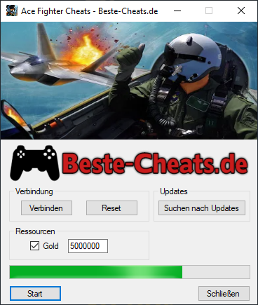 Mehr Gold mit Ace Fighter Cheats bekommen