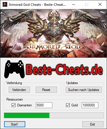 Armored God Cheats - Gold und Diamanten