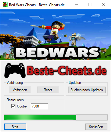 Bed Wars Cheats mit unendlich Gcube