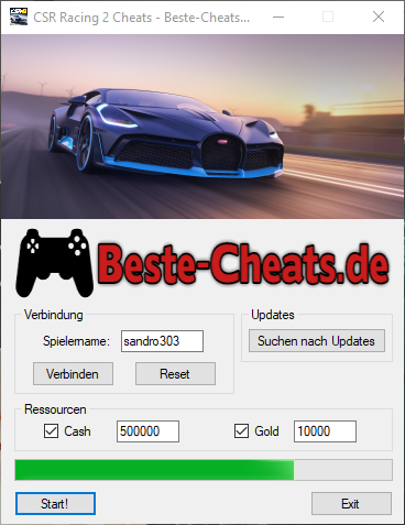 csr racing 2 cash und gold cheats