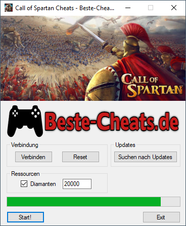 Erfahren Sie, wie Sie im Spiel Call of Spartan mit einem Cheats-Programm unendlich viele Diamanten bekommen.