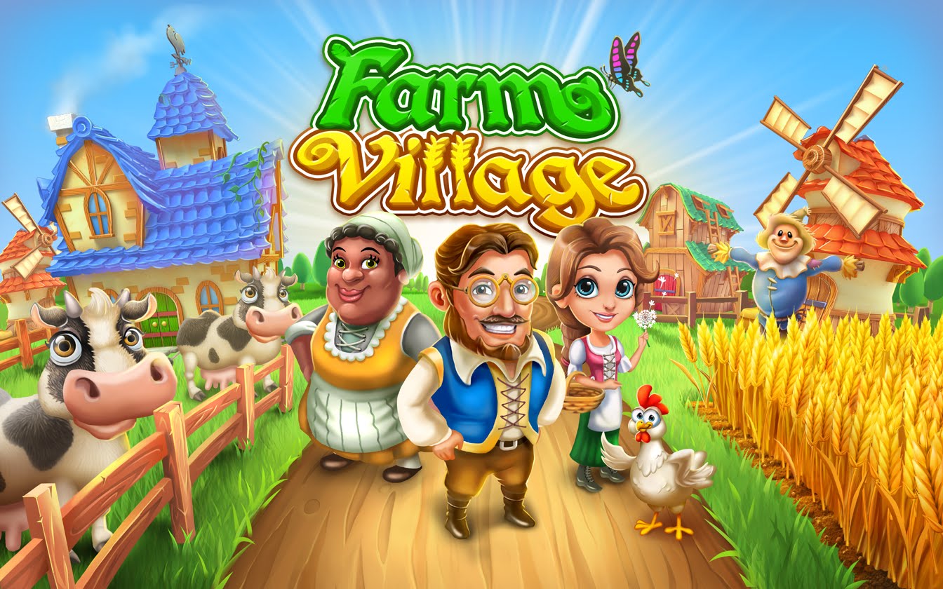 Village and Farm - Spiel Logo