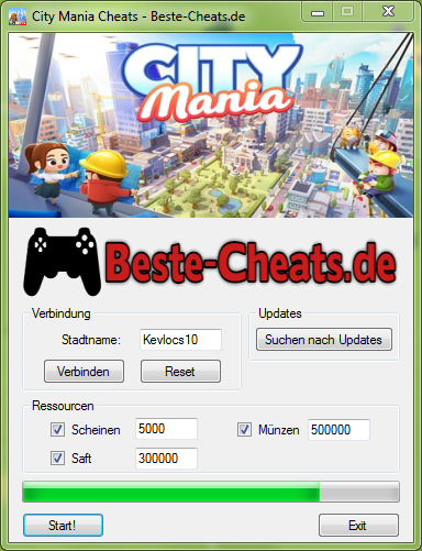 city mania cheats