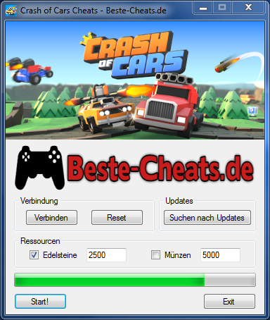 crash of cars cheats