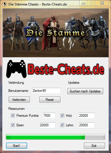 die stämme cheats - premium punkte, holz, eisen und lehm