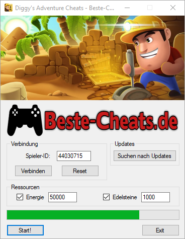 Diggy's Adventure Cheats - wie man unendlich Energie und Edelsteine bekommt