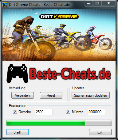 dirt xtreme cheats