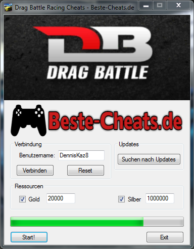 Drag Battle Racing Cheats - Gold und Silber