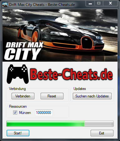 drift max city cheats