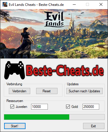 Evil Lands Cheats - Juwelen und Gold