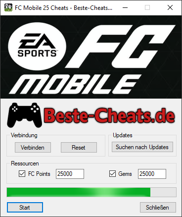 FC Mobile 25 Cheats - FC Points und Gems