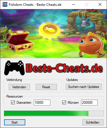 Fishdom Cheats - Diamanten und Münzen