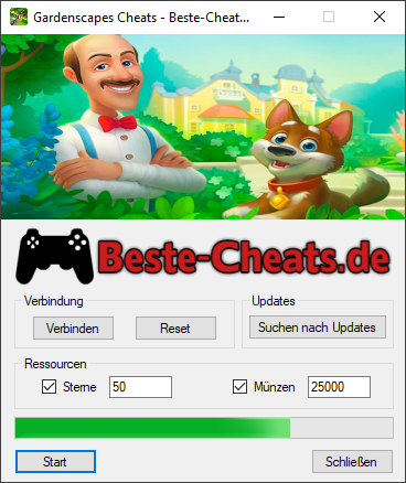Gardenscapes Cheats - Münzen und Sterne