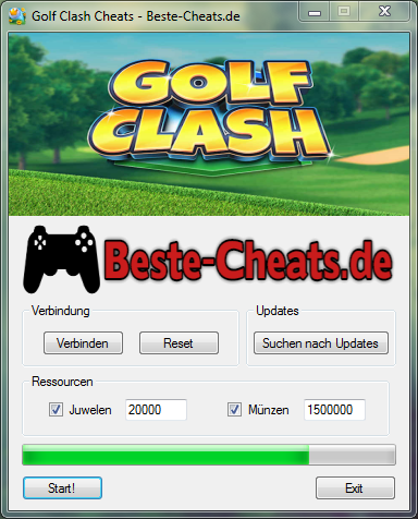 Golf Clash Cheats - Juwelen und Münzen