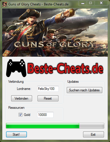 Guns of Glory Cheats - unendlich Gold