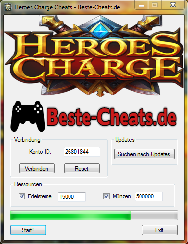 Heroes Charge Cheats - Edelsteine und Münzen