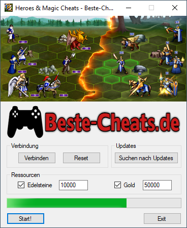 heroes & magic cheats edelsteine und gold - heroes magic war