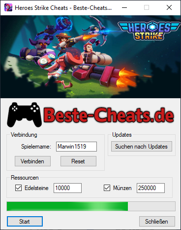 Heroes Strike Cheats - wie Sie mehr Edelsteine und Münzen bekommen können