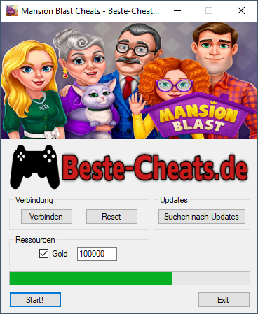 Mansion Blast Gold Cheats