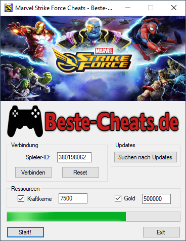 Marvel Strike Force Cheats - Gold und Kraftkerne