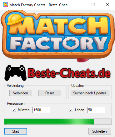 So verwenden Sie Match Factory Cheats, um mehr Münzen und Leben zu bekommen