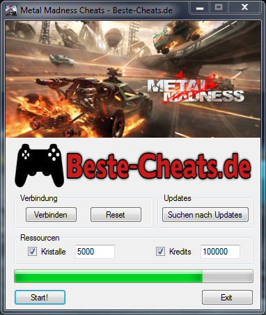 metal madness cheats