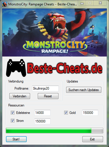 MonstroCity Rampage Cheats - Edelsteine, Gold und Strom