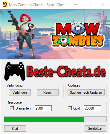 Sie können die Mow Zombies Cheats verwenden, um mehr Diamanten und Gold im Spiel zu erhalten.