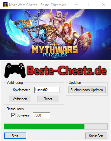 Spieler können MythWars Cheats verwenden, um mehr Juwelen zu erhalten