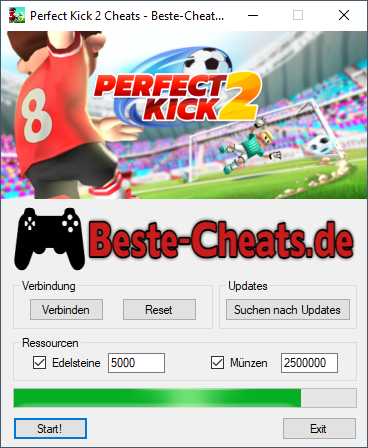 Perfect Kick 2 Cheats - Edelsteine und Münzen bekommen