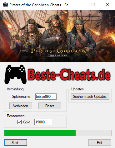 Pirates of the Caribbean - Gold Cheats