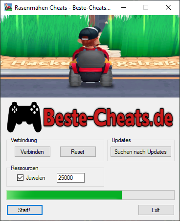 Rasenmähen Cheats - Juwelen