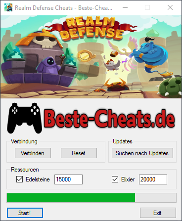 Realm Defense Cheats - wie kann man Edelsteine und Elixier bekommen