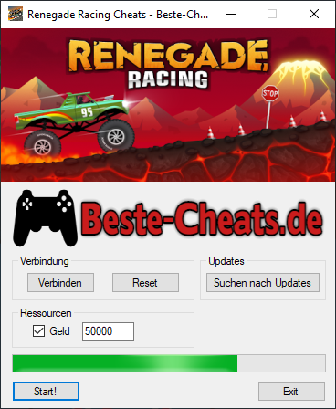 Endlich unendlich Geld bei Renegade Racing mit den Cheats bekommen