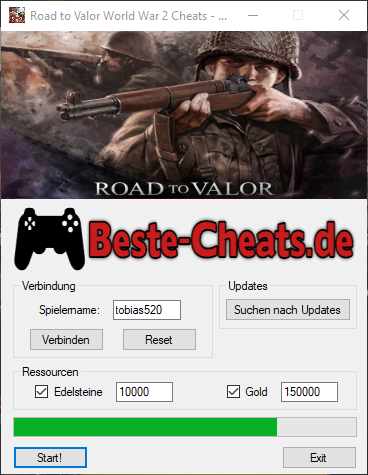 Road to Valor World War 2 Cheats - Edelsteine und Gold