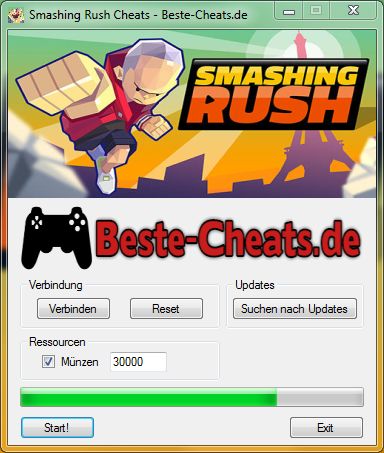 smashing rush cheats deutsch