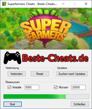 Superfarmers Cheats - Kristalle und Münzen