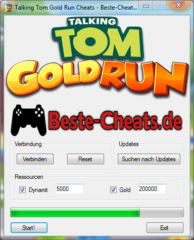 Talking Tom Gold Run Cheats - Dynamit und Gold