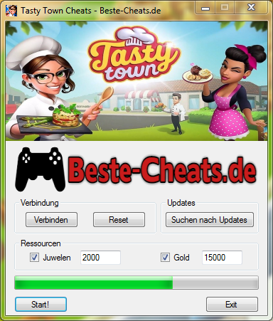 Tasty Town Cheats - Juwelen und Gold