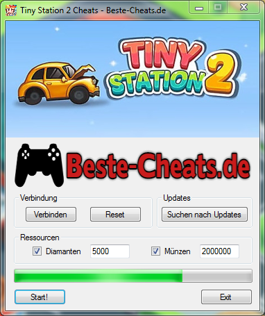 tiny station 2 cheats - diamanten und münzen