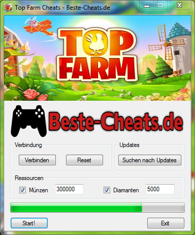 Mit den Top Farm Cheats können Sie zu Ihrem Spiel jede Menge Diamanten und Münzen hinzufügen.