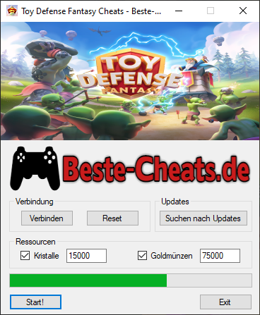 Toy Defense Fantasy Cheats - unendlich Goldmünzen und Kristalle