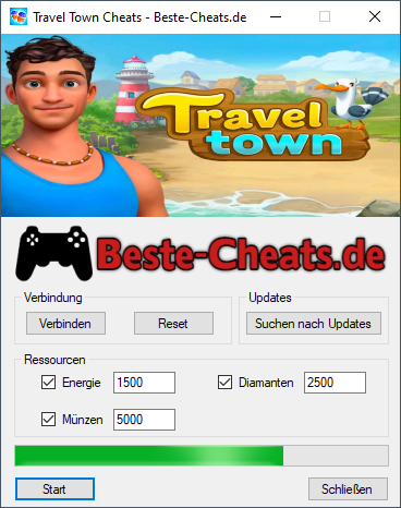 Mit Travel Town Cheats ist es viel einfacher, mehr Energie, Diamanten und Münzen zu bekommen