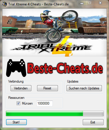 Test Xtreme 4 Cheats für unendlich Münzen