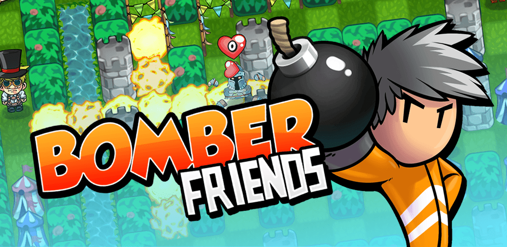 bomber friends mobile spiel logo