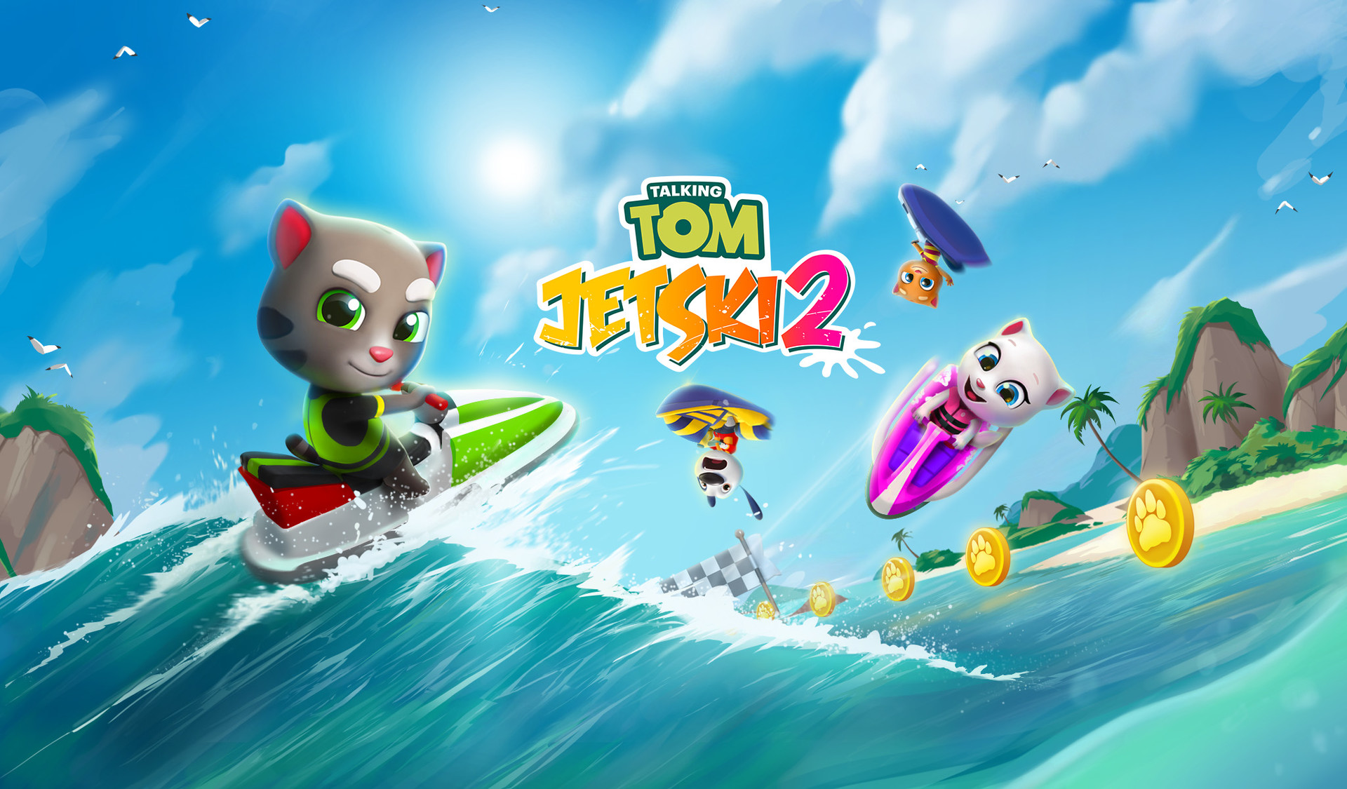 talking tom jetski 2 spiel logo